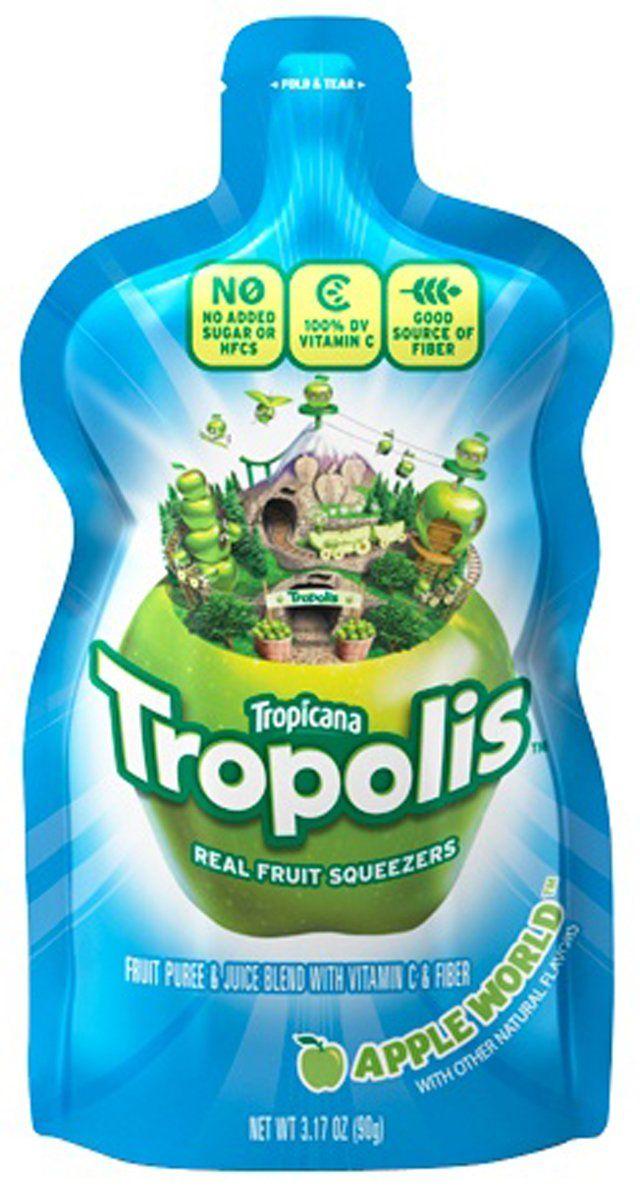 Tropicana Makes Fruit Fun with “Tropolis” Squeezable Snack