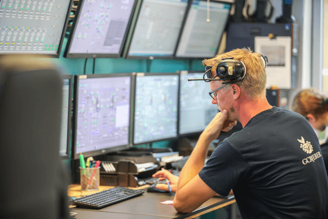 control room in GC Rieber VivoMega facility