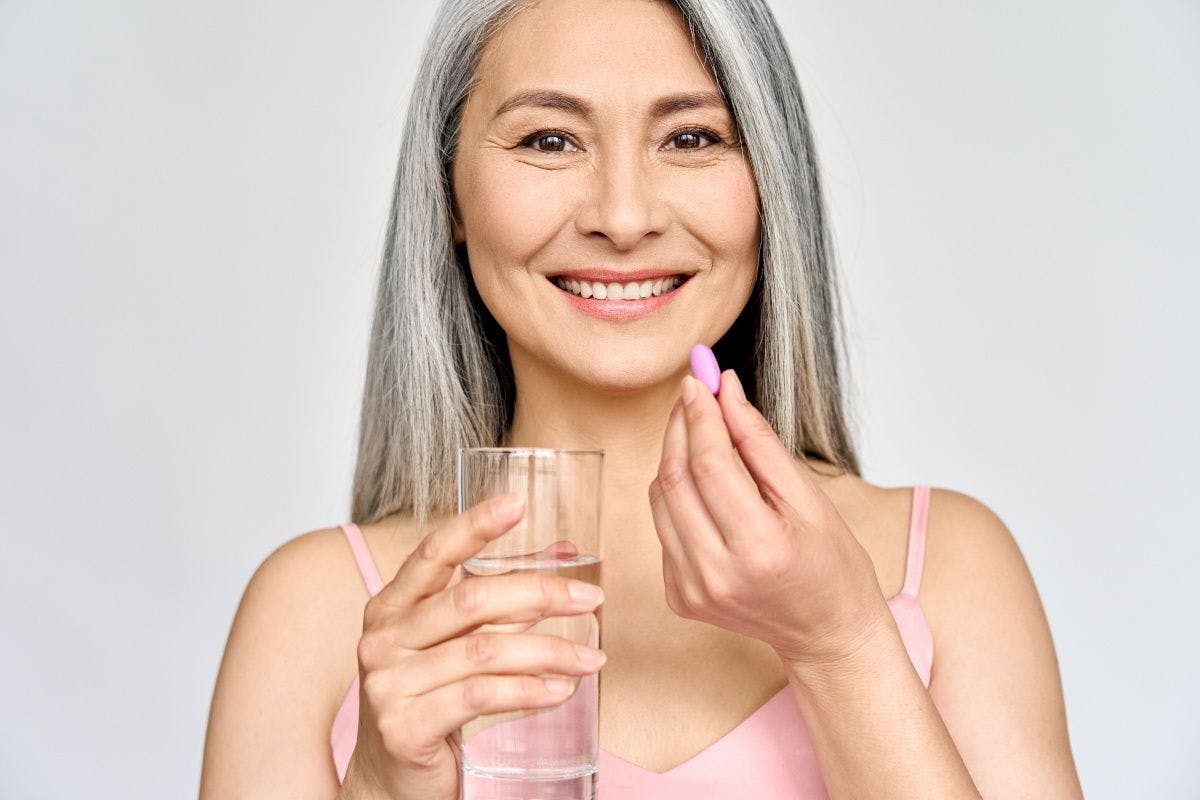 older women taking supplement
